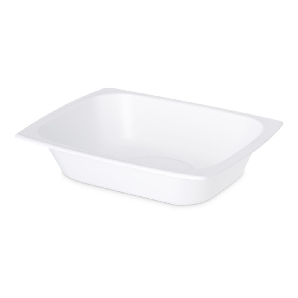 Dinex&reg; White 1-Compartment Disposable 6 Oz Side Dish