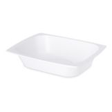 Dinex&reg; White 1-Compartment Disposable 6 Oz Side Dish