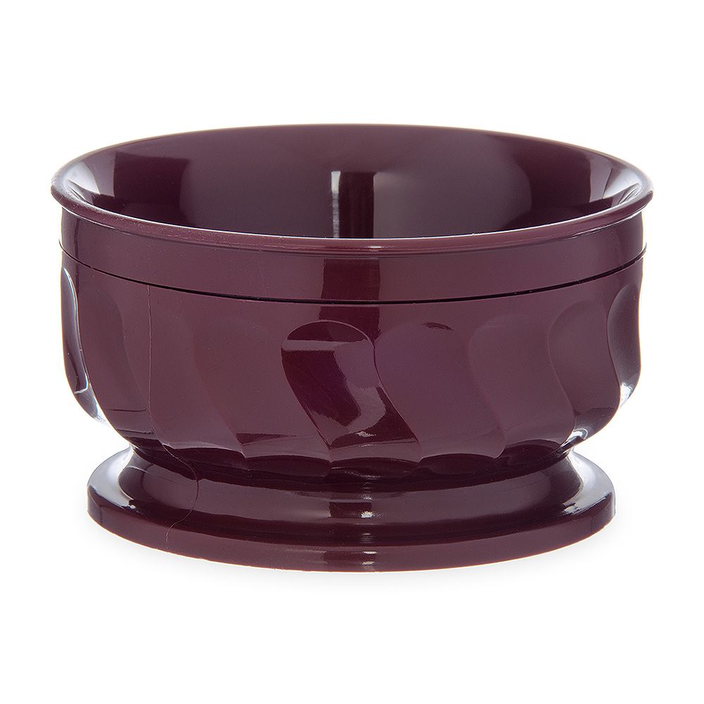 Dinex&reg; Turnbury&reg; Cranberry Pedestal Base 9 oz Insulated Bowl