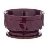 Dinex&reg; Turnbury&reg; Cranberry Pedestal Base 9 oz Insulated Bowl