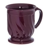 Dinex&reg; Turnbury&reg; Cranberry Pedestal Base 8 Oz Insulated Mug