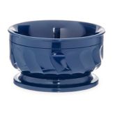 Dinex&reg; Turnbury&reg; Midnight Blue Pedestal 9 oz Insulated Bowl