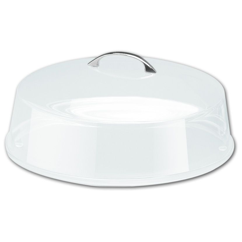 Cal-Mil&reg; 12" x 4" Round Flat Tip Acrylic Pie Cover
