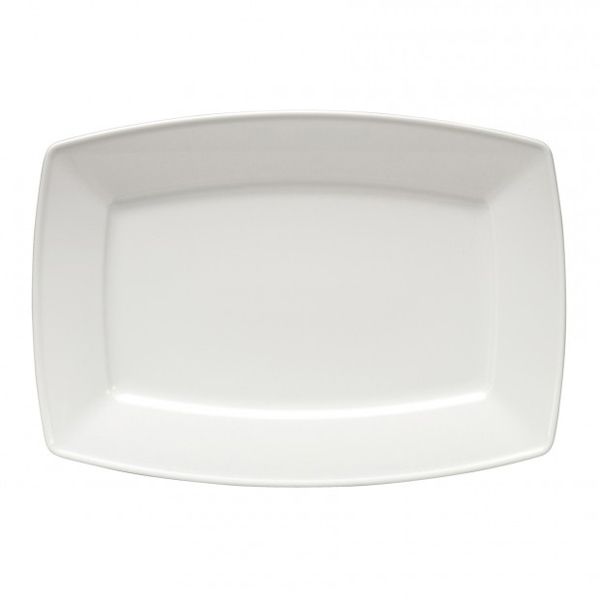 Oneida&reg; Quartet&trade; 12-1/2" x 8-7/8" White Platter
