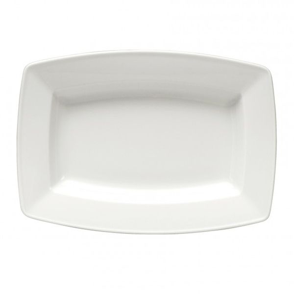 Oneida&reg; Quartet&trade; 9-3/8" x 6-5/8" White Platter
