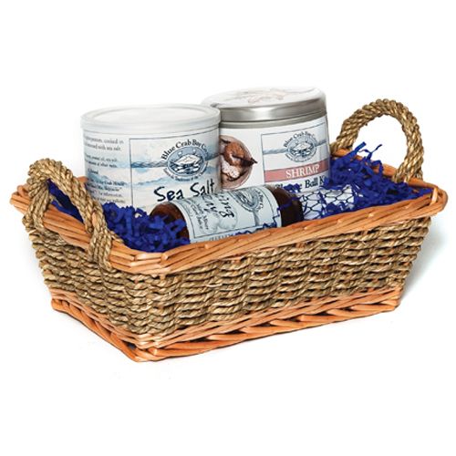 Willow Specialties 12" x 7-3/4" Willow / Seagrass Basket