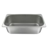 S/S 1/3 Size Pan, 4" H