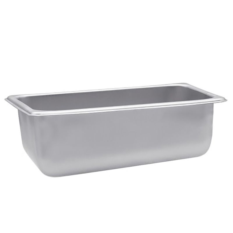 S/S 1/4 Size Pan, 4" H