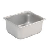 S/S Half Size Pan, 6" H