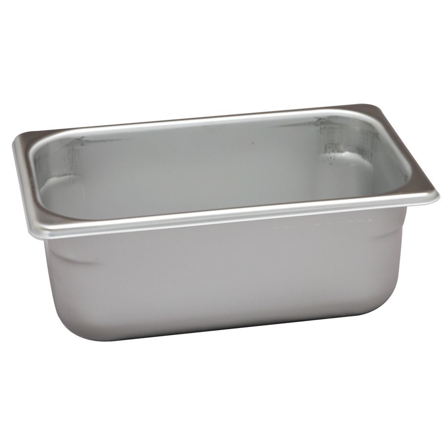 S/S Quarter Size 2.89 Qt Steam Table Pan, 4" Deep