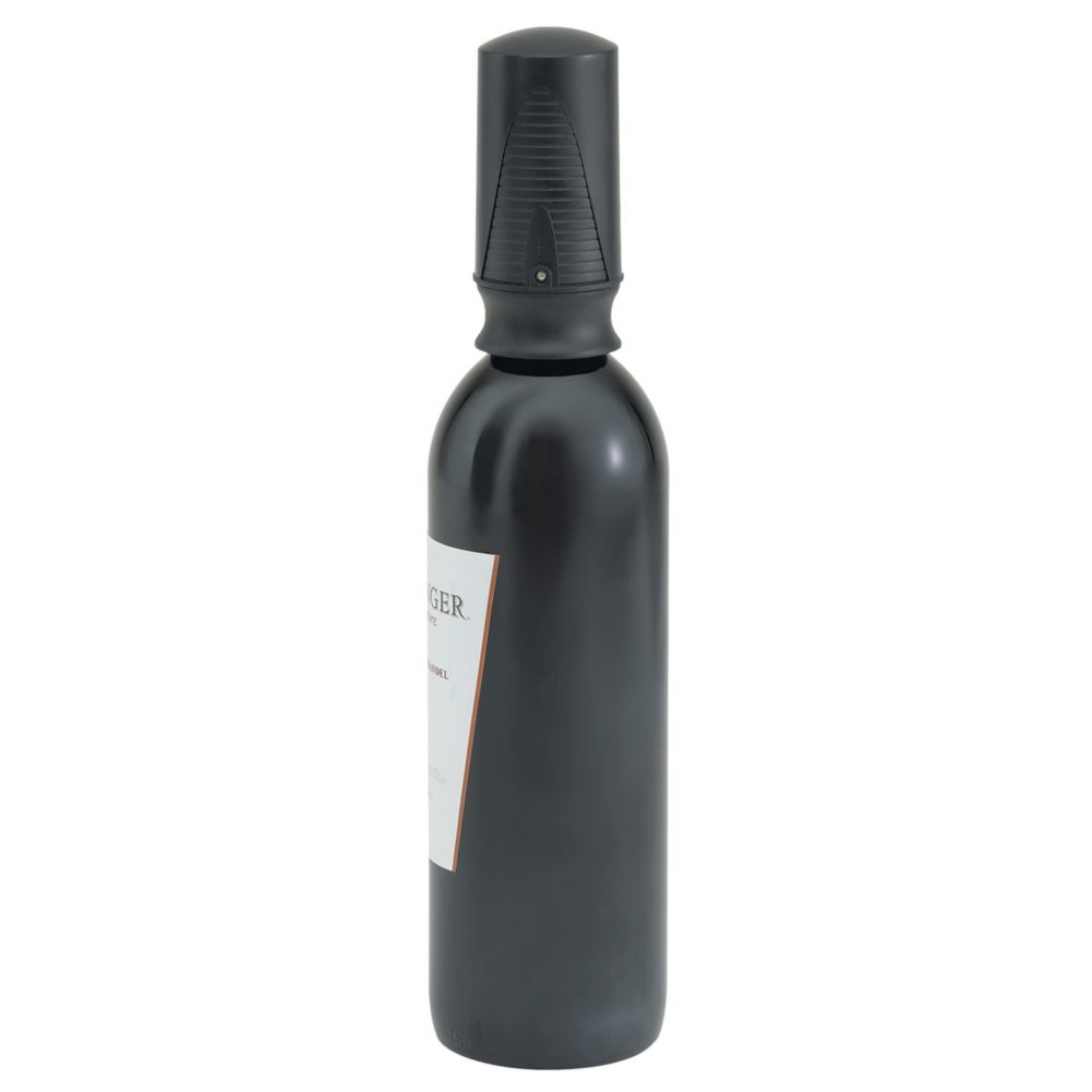 Vollrath&reg; Black Vacuum Wine Saver / Stopper