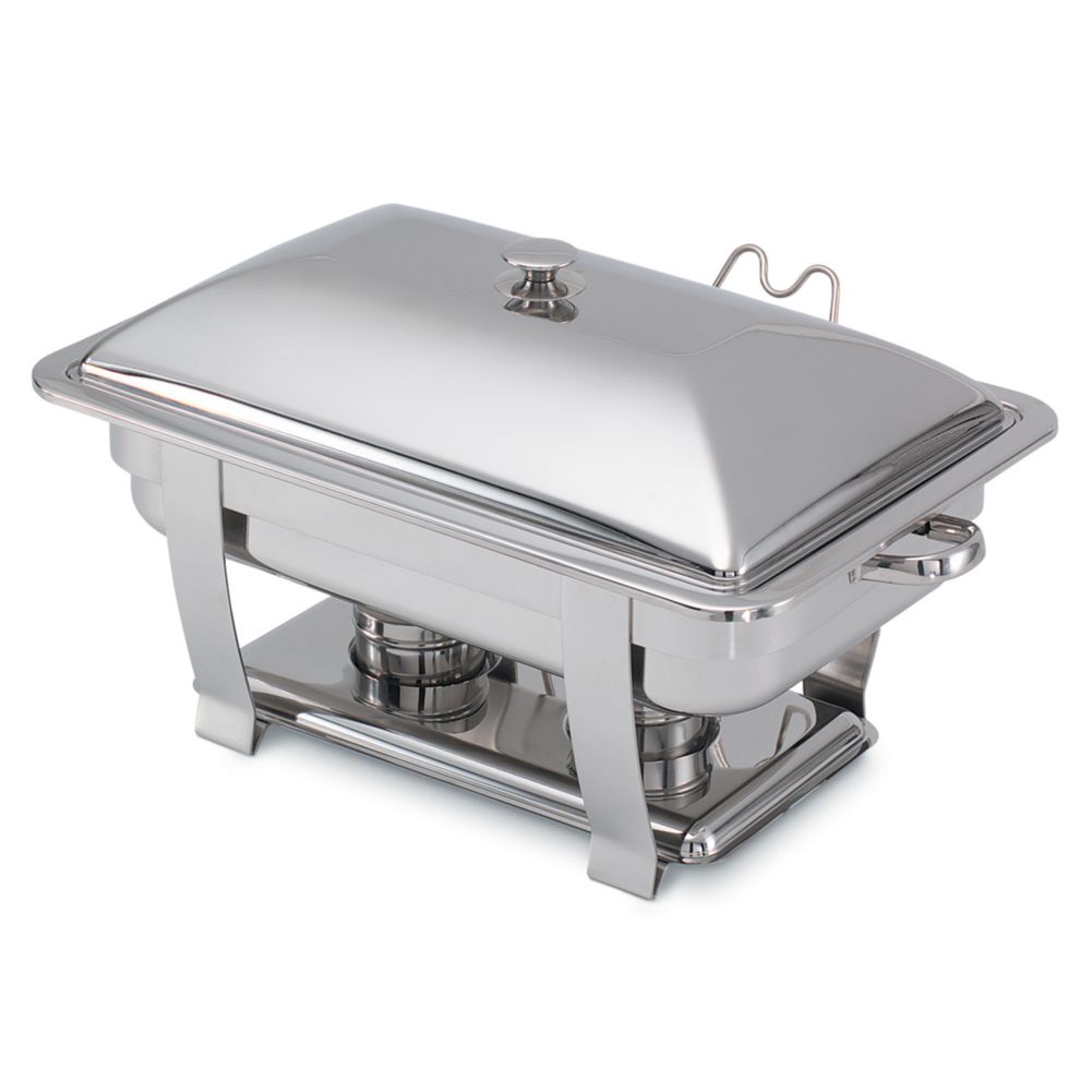 Orion&reg; Oblong Mirror Finish S/S Complete Lift-Off Chafer, 9 Qt
