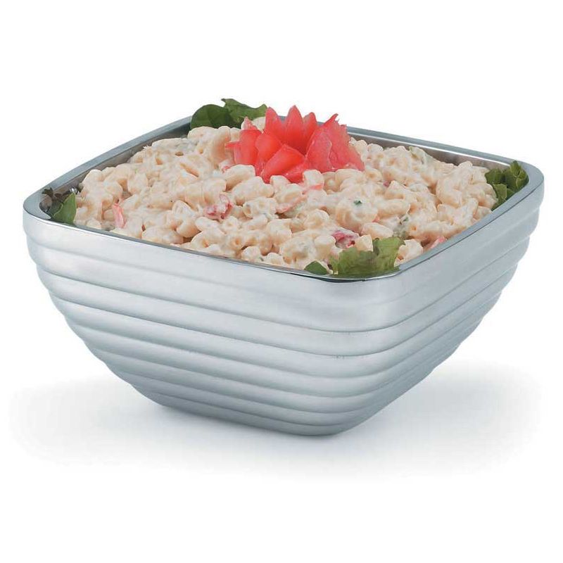 Vollrath S/S Beehive Style Square Double Wall 3.2 Qt Serving Bowl