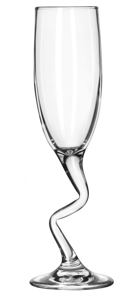 Z-Stem Flute Glass, 6 oz