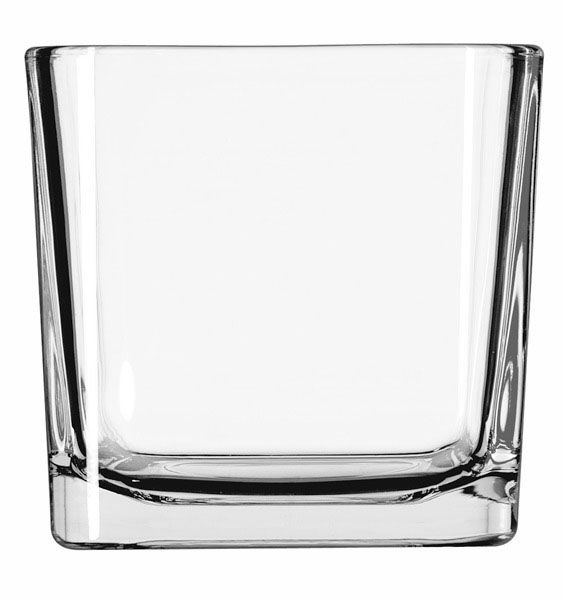 Libbey 3-1/2" Medium Glass Cube Votive