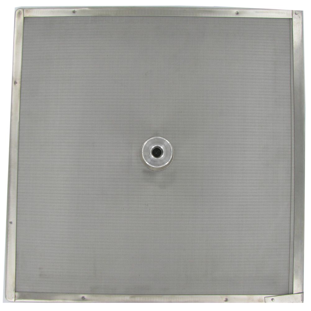 Perforated S/S Permanent Filter Screen for Mies Filter Machine, 15x15