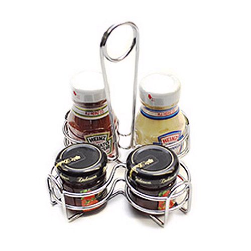 Clipper Mill 4-Bottle Compartment Mini Table Caddy