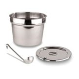 NEMCO&trade; Inset For 7-Qt Double Well Soup Warmer w/ Cover and Ladle