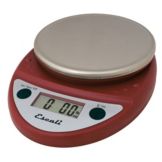 Escali Primo Warm Red 11 lb Portable Digital Scale