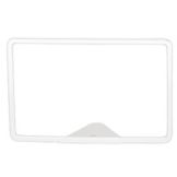 Shaw & Slavsky White Horizontal Easel Sign Holder