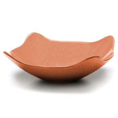 Elite Global Solutions Super Bowls 11" Terra Cotta Square Bowl