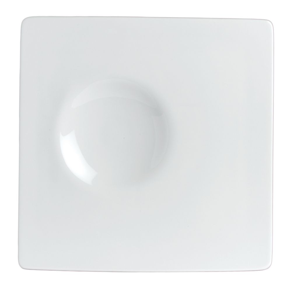 Steelite Montgatina O! Luna White 8-5/8" Deep Solar Plate