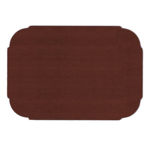 Hoffmaster Chocolate Linenized Bond Placemat