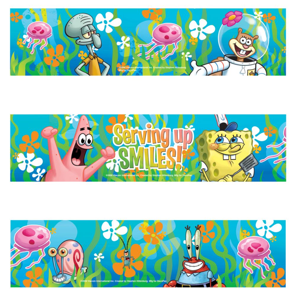 DecoPac Spongebob Sealife Designer Prints&trade;