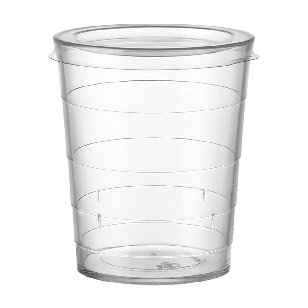 JB Prince 1.5 Oz. Clear Plastic Glass