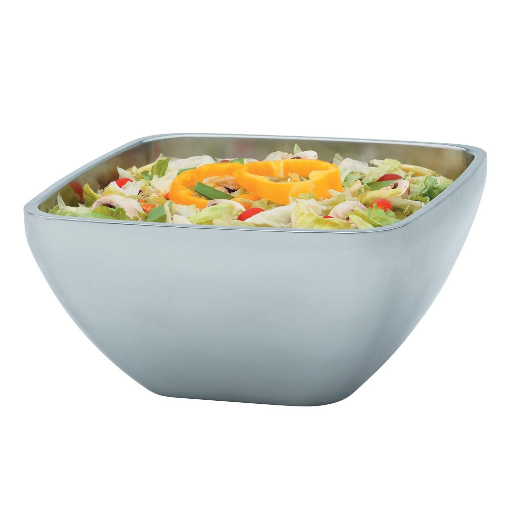 Vollrath S/S Double-Wall 8.4 Qt. Square Plain Bowl