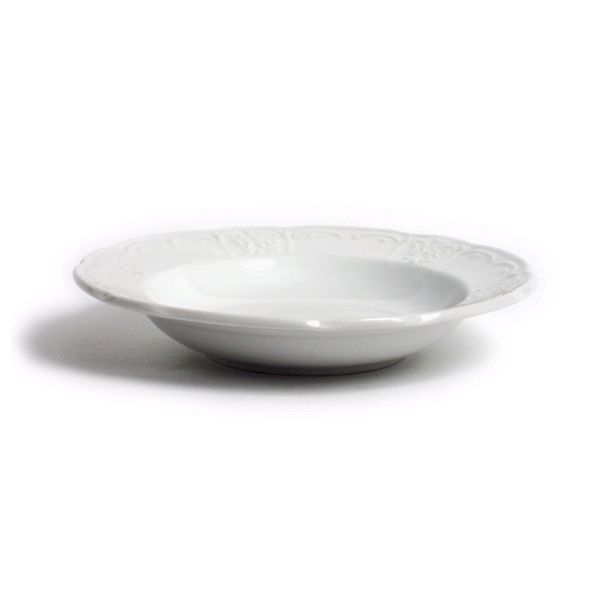 Tuxton&reg; 4 Oz. Porcelain White Fruit Dish
