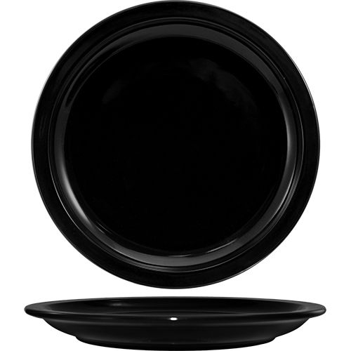 International Tableware Cancun&trade; Black 6-1/2" Plate