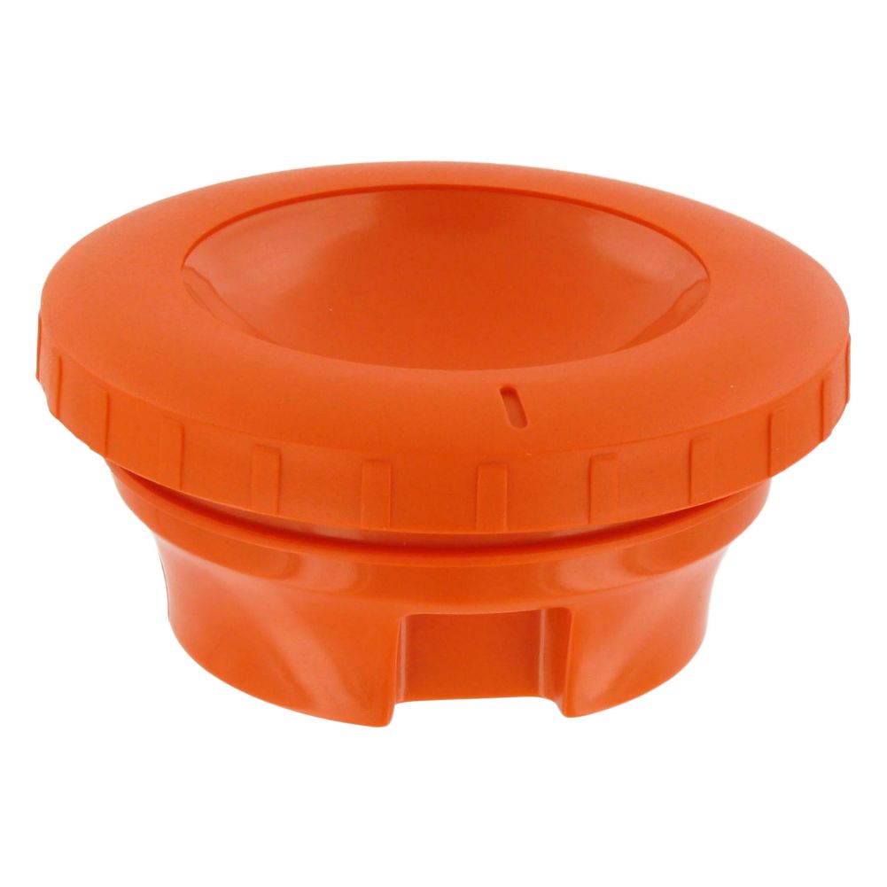 Wilbur Curtis&reg; Orange Decaf Lid for Beverage Servers CLXP64 / TLXP19