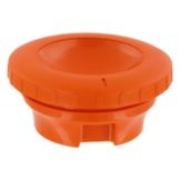 Wilbur Curtis&reg; Orange Decaf Lid for Beverage Servers CLXP64 / TLXP19