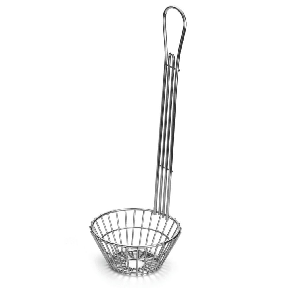 Tablecraft Chrome Plated Sloped Taco Salad Basket