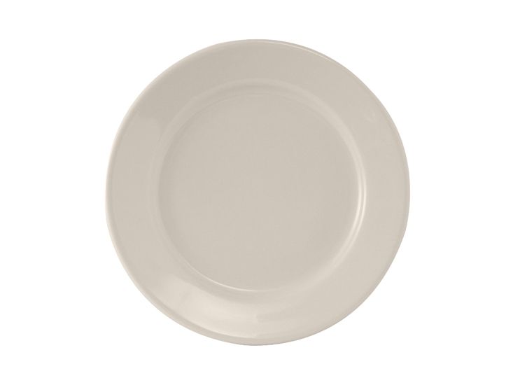 Tuxton&reg; Reno 12" Round Eggshell Plate