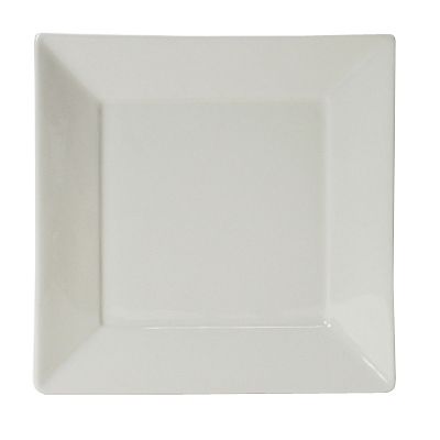 Tuxton&reg; 10.125" Square Series Eggshell Plate