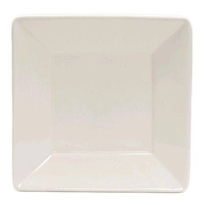 Tuxton&reg; 7.375" Square Eggshell Plate