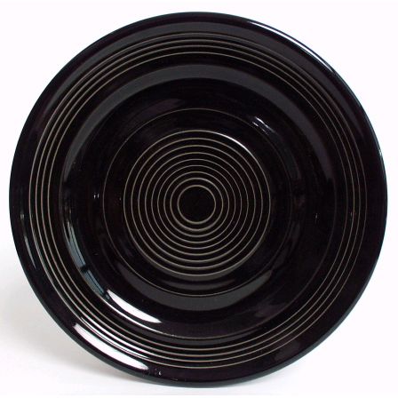 Concentrix Plate, Black, 6-1/4"