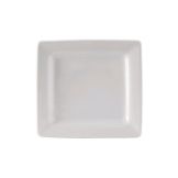 Tuxton&reg; 6" x 5-1/2" White Rectangular Plate