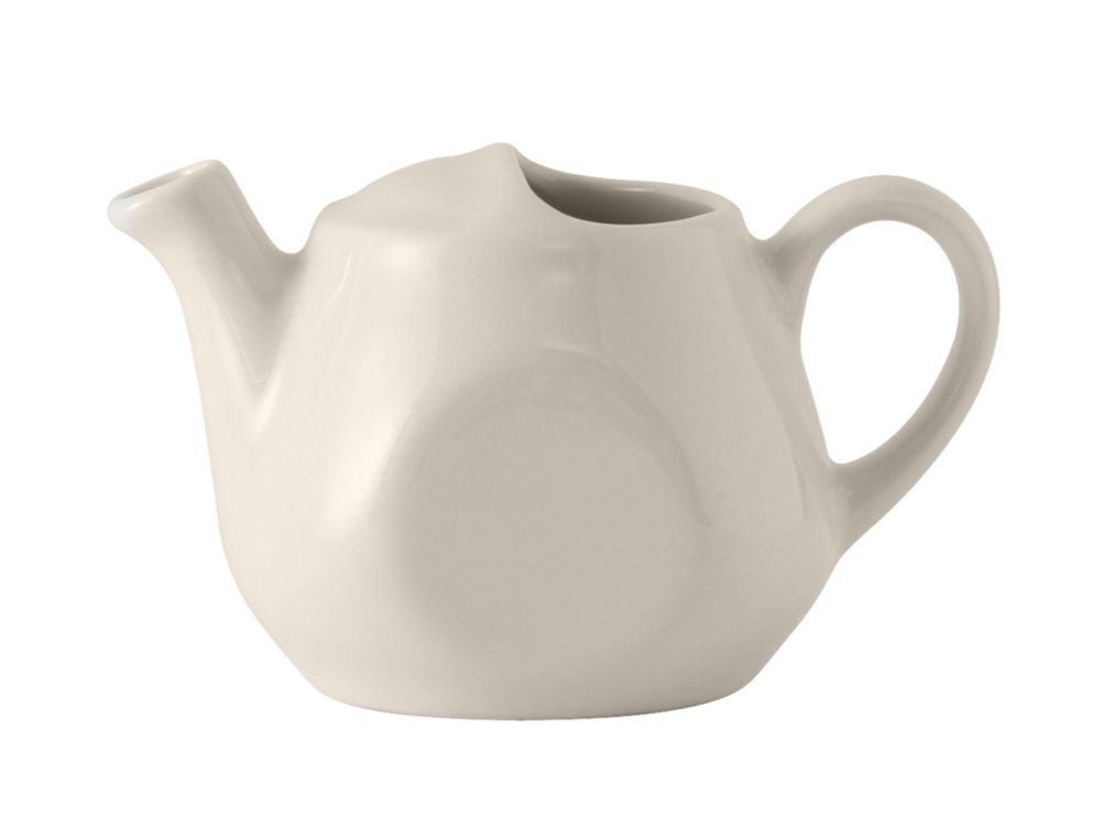Tuxton&reg; 16 Oz. White London Teapot