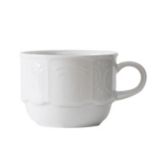 Chicago Stackable Demitasse Cup, Porcelain White, 3 oz