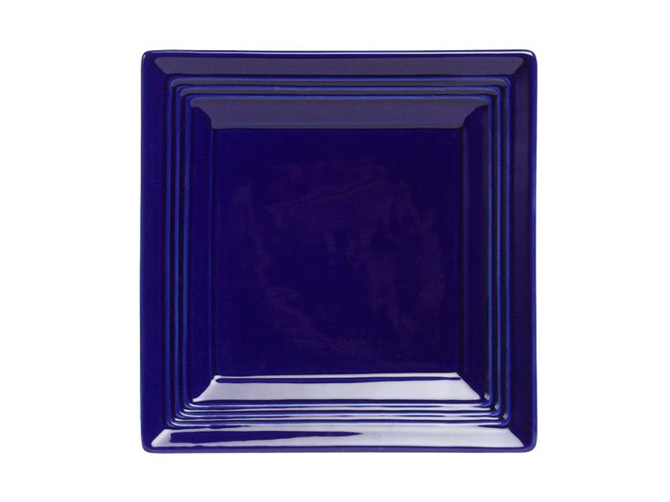 Tuxton&reg; Concentrix&reg; 8-1/2" Square Cobalt Plate