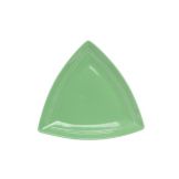 Tuxton&reg; 12-1/2" Concentrix&reg; Cilantro Triangle Plate