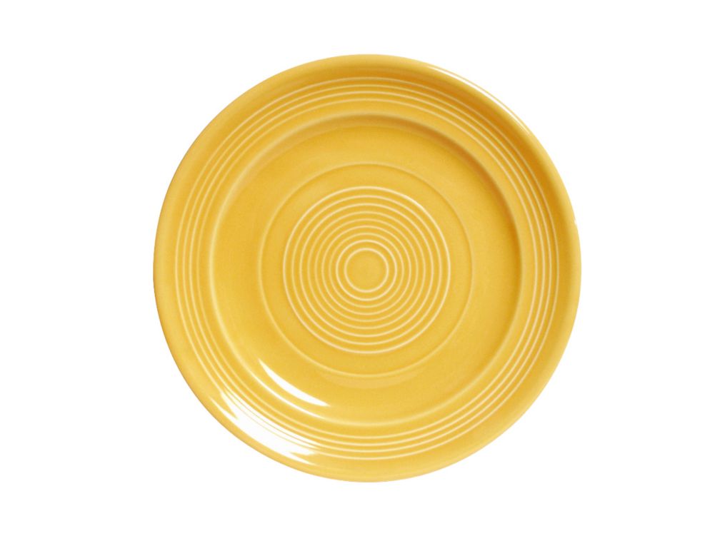 Tuxton&reg; Concentrix&reg; 10-1/2" Round Saffron Plate