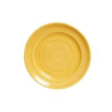 Tuxton&reg; Concentrix&reg; 10-1/2" Round Saffron Plate