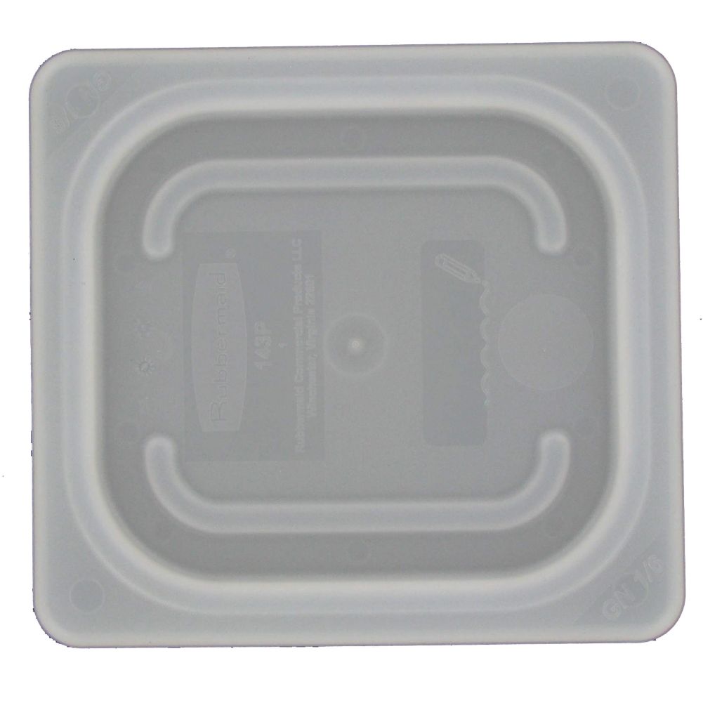 Rubbermaid White 1/6 Size Soft Sealing Cold Food Pan Lid