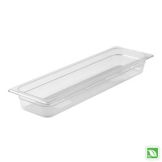 Rubbermaid Clear 1/2 Size Long Cold Food Pan, 2&frac12;" H