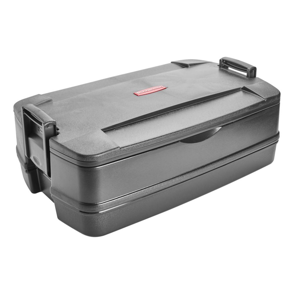 Rubbermaid CaterMax&trade; 25 Black Insulated Single Food Pan Carrier