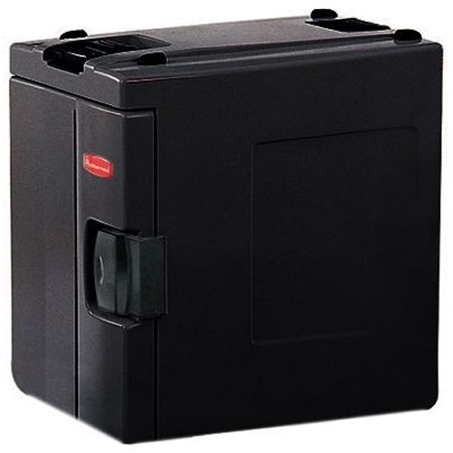Rubbermaid CaterMax&trade; 100 Black Insulated Pan Carrier w/o Casters